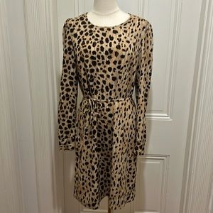 Leopard print dress